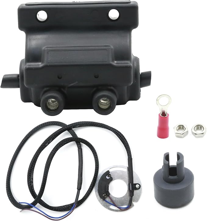 Saihisday DSK6-1 Ignition Coil Kit, Replacement for Harley Sportster 883 1971-2003 Harley Big Twin 1970-1999, Replaces DC7-1