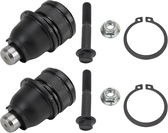 TRQ Front Lower Driver and Passenger Side Ball Joint Set Compatible with 2004-13 Mazda 3 2006-08 12-15 5