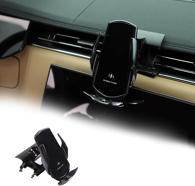 Car Phone Holder Mount Phone Mount Compatible with Land Rover Range Rover Sport/Vogue 2023 2024,Central Control Air Outlet Mobile Phone Bracket (Style D)
