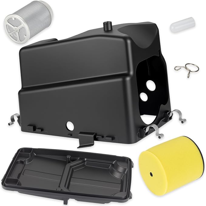 Air Filter Box & Lid Cap w/Lid Spring + Air Filter Complete Kit For Honda TRX450R 2004-2005 17210-HP1-000