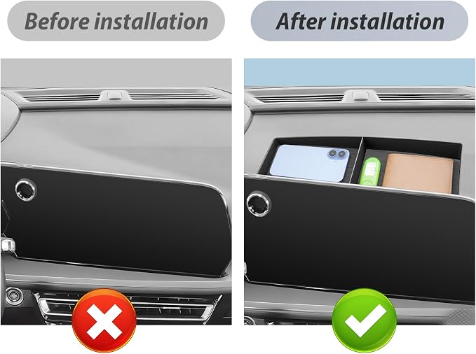 SKTU for 2024 2025 2026 Chevy Traverse Dashboard Organizer 2024 2025 2026 Traverse (LS/LT/Z71/High Country/RS) Dashboard Storage Tray 2024 2025 2026 Chevy Traverse Accessories ABS Durable Tray