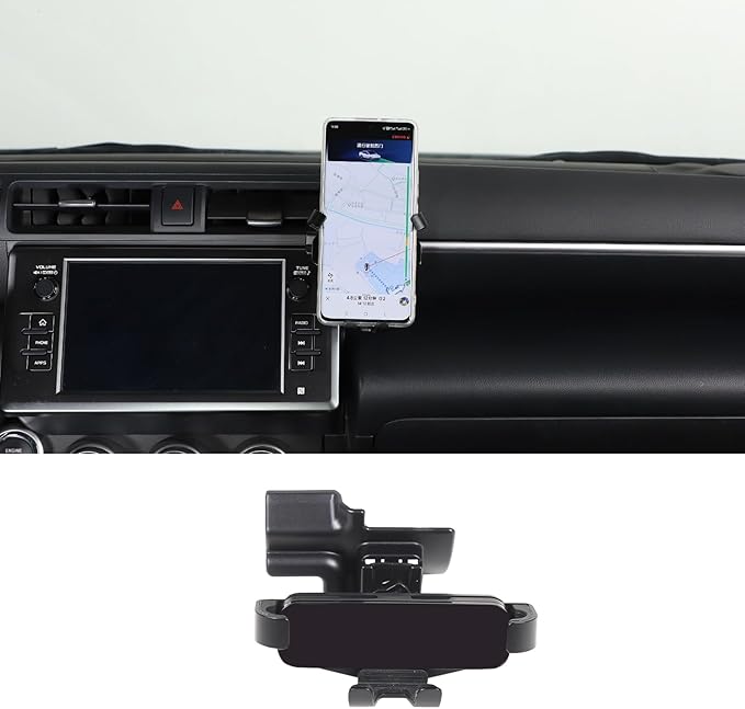 HAPPYHORSE Car Phone Mount Compatible with Toyot@ 86/Subaru BRZ 2022-2024 Car Central Control Right Side Mobile Phone Bracket Phone Holder Phone Mount with Self-Adhesive Base Accessories (Type B)