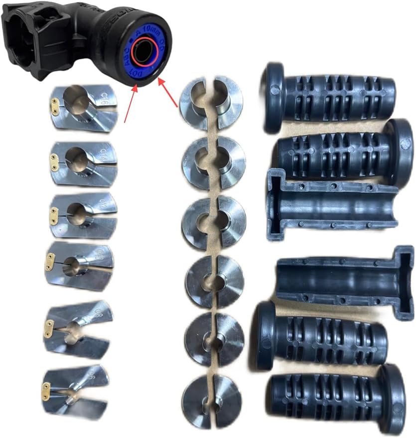 88800414 Air Hose Removal Tool Set for Volvo Renault Mack European Trucks, 6-16mm, Stainless Steel,JD006-1 JD006-2 JD006-3 (Split Air Tube Removal Tool)