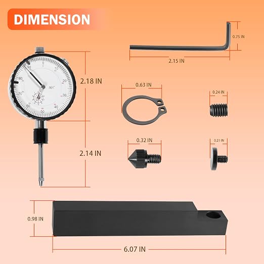 6434 Sleeve Height and Counter Bore Gauge Fits for All Diesel Engines, Range: 0-1.00" Graduation: 0.001" Reading: 0-100