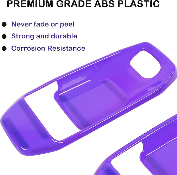 CheroCar 21PCS Full Set Interior Decoration Trim Kit for 2018-2026 Jeep Wrangler JL JLU & Gladiator JT Steering Button Frame, Air Conditioning Vent, Reading Light,Speaker (Purple)