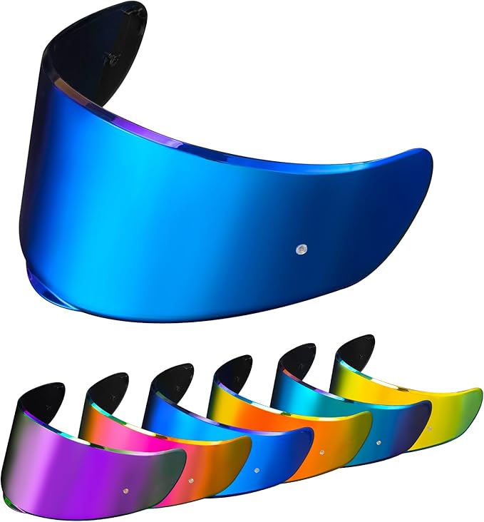 PSLER Sedici Strada 2 Visor - Sedici Strada 2 and Strada 3 Face Shield Motorcycle Helmet visor Accessories Replacement for LS2 FT2 VECTOR Sedici Strada 2 Strada 3 FF801 FF397，Deep Blue