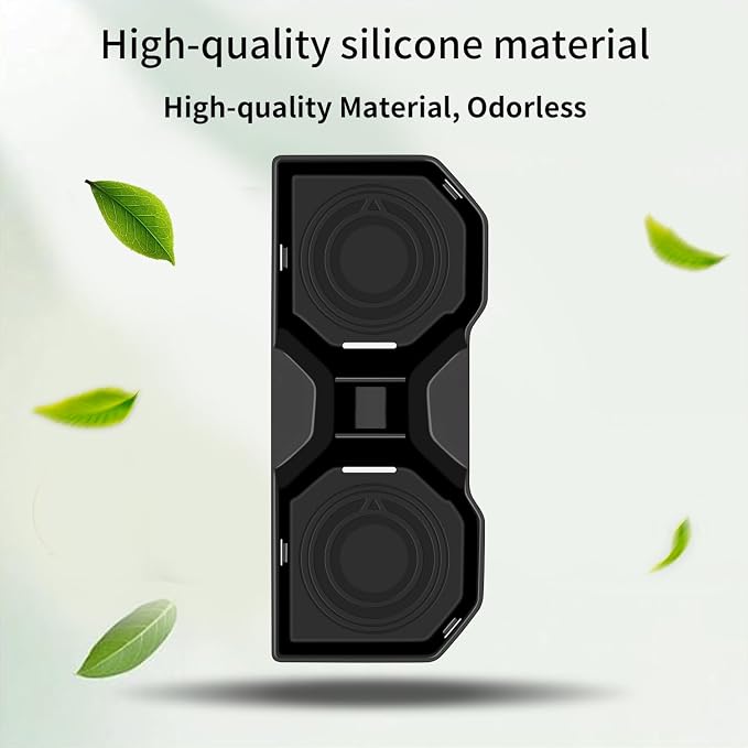 Cup Holder Inserts for RAV4 2026 Accessories Non‑Slip Silicone Center Console Cup Holder Liner Anti‑Spill & Anti‑Scratch Interior Protector for RAV4 2026