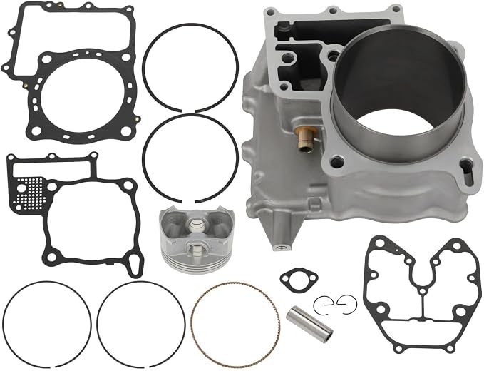 ECCPP Cylinder Piston Ring Gasket 2006-2010 for Honda for SXS700M4 Pioneer 700-4 Cylinder Piston Gasket Top End Kit