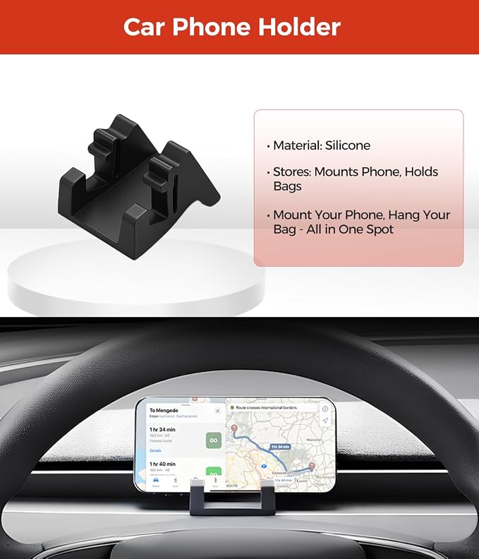 Upgrade 65W USB Charger Hub &Center Console Organizer (5PCS) forTesla Model Y Juniper 2026
