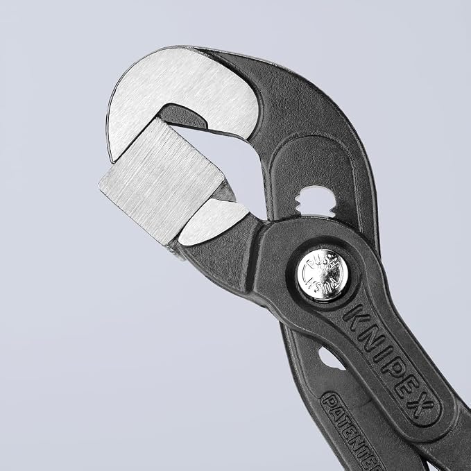 KNIPEX Tools Stainless steel 95 05 20 US Angled Electricians' Shears, 6-1/4", Red/Blue & 87 41 250 RAP Tools - Raptor Pliers (8741250) Red 10 inches