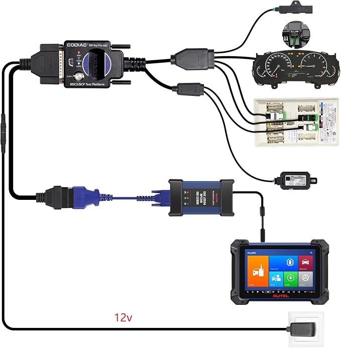 GODIAG BDC3/BCP Test Platform for BDC3 Diagnostics, Pro-gramming, K-ey Synchronization