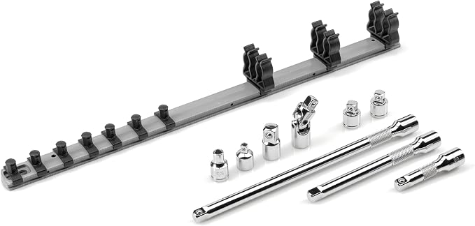 TEKTON Extension and Accessory Set with Rail, 9-Piece | SHA91101