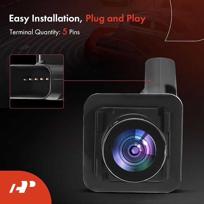 A-Premium Rear View Backup Camera Compatible with Ford | Parking Camera for 2021 2022 2023 Bronco Sport - Replace# M1PZ19G490A