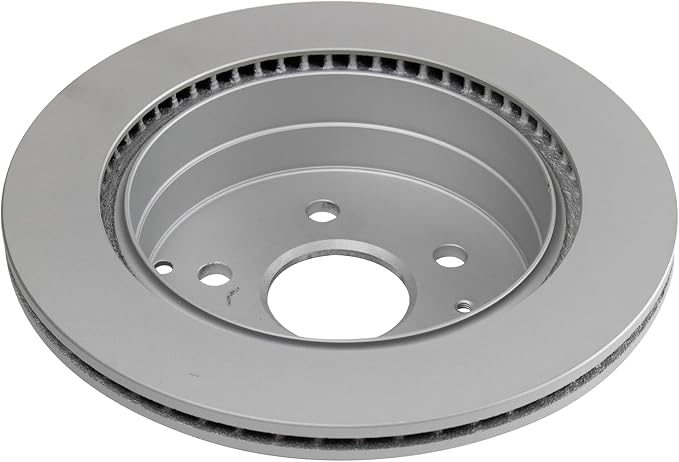 TRQ Rear Brake Rotor Set G Coated Vented Compatible with 2010-2017 Chevrolet Equinox 2010-2017 GMC Terrain