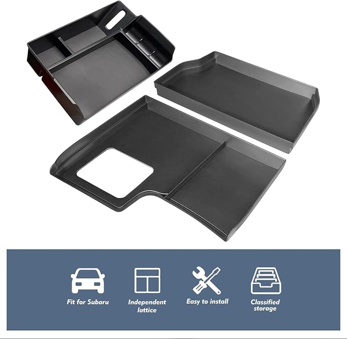 （3PCS） Center Console Organizer for 2021-2024 2025 Sienna Center Console Tray Armrest Box Secondary Storage Center Console Tray 2025 Sienna Accessories