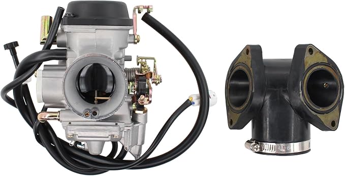 ApplianPar Carburetor Carb and Intake Manifold Boot for Yamaha Roadstar 1600 1700 1999-2014