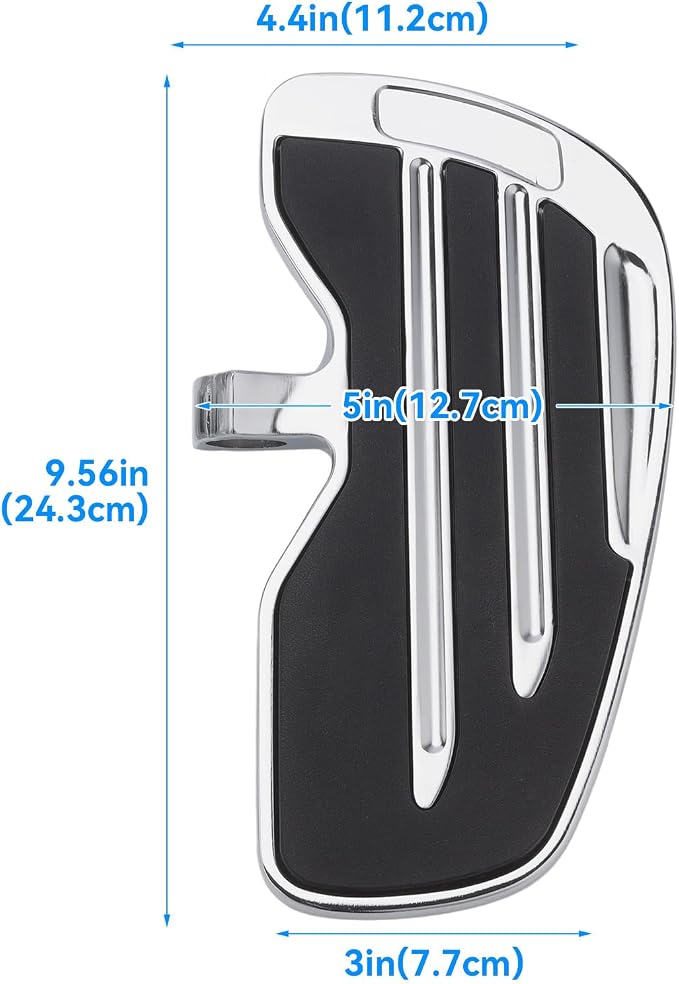 Motorcycle Driver Floorboards Foot Pegs for Indian Scout Sixty Bobber Replace Part Compatible with Indian Scout 2015-2024 (Chrome)