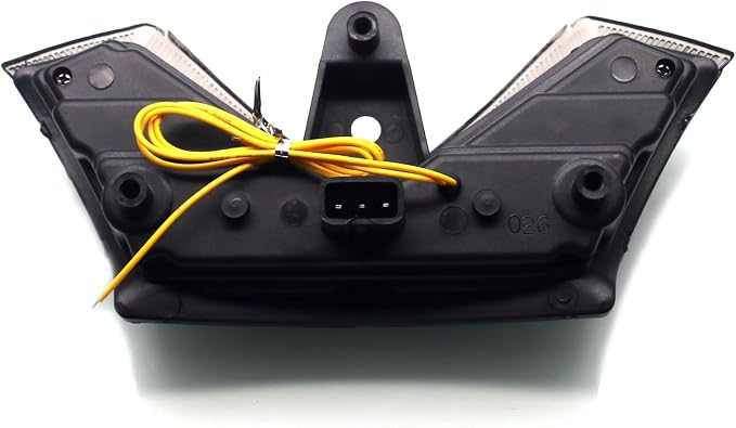 MZS Motorcycle Tail Light, LED Integrated Turn Signal Blinker Smoke Lens Compatible with ZX14 ZX-14 2006-2011 / ZX14R ZX-14R 2012-2024 / ZZR1400 2006-2015
