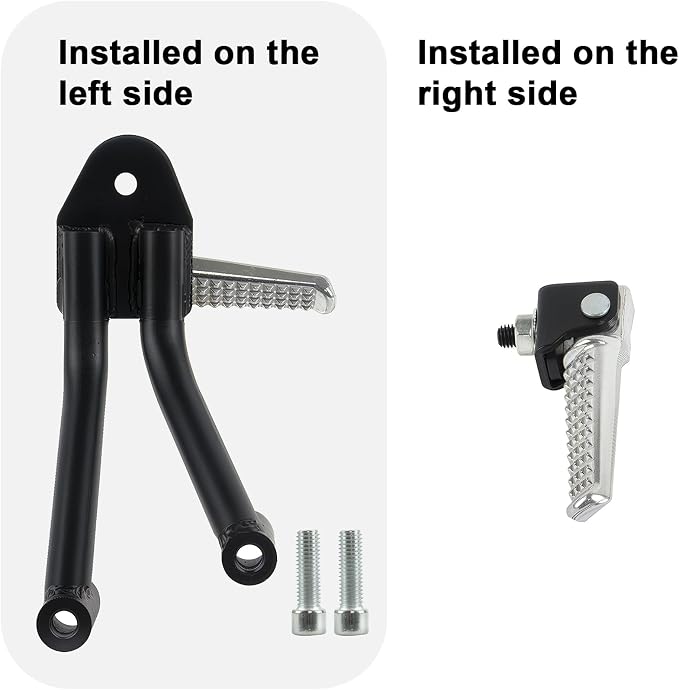 Rear Passenger Seat Cushion and Foot Pegs Kit for Rebel500 CMX300 CMX500 2017-2025