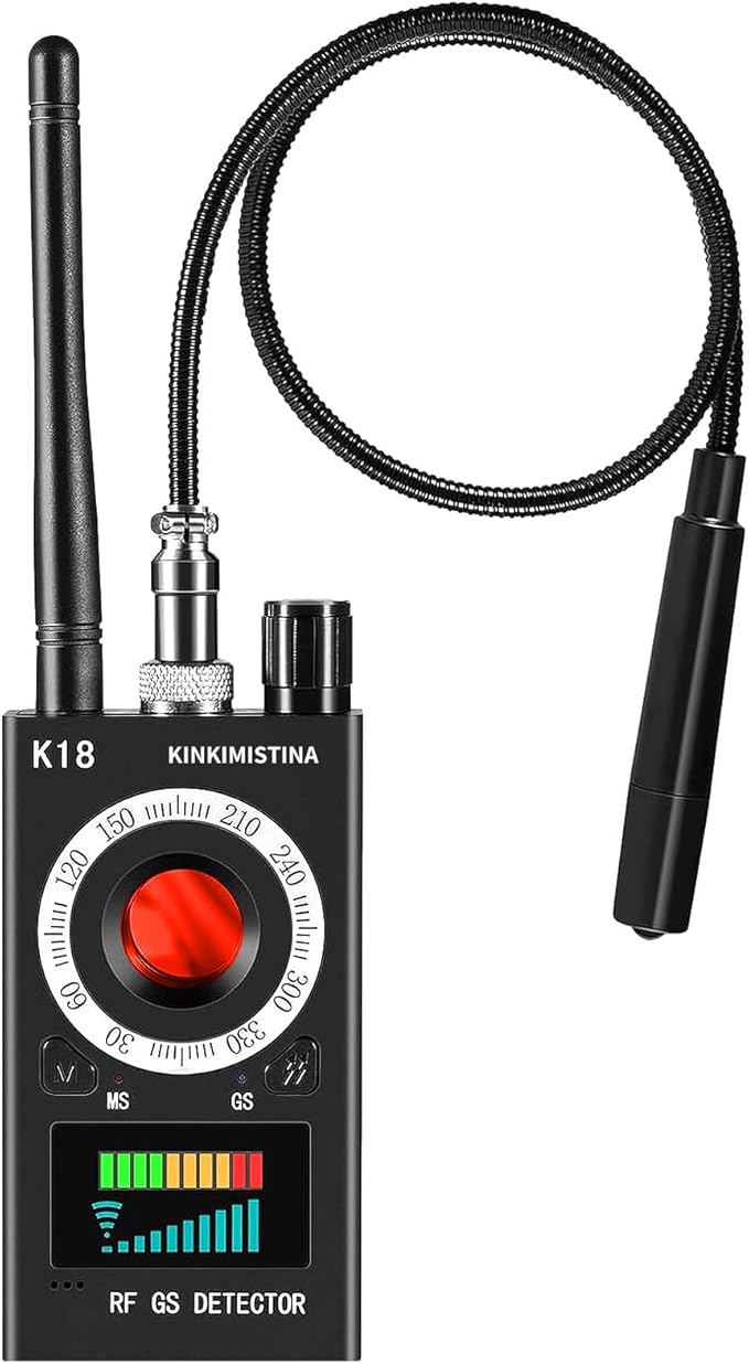 Hidden Camera detectors, Anti spy Camera detectors, GPS Tracker detectors, Hidden Device detectors for RVs, Hotels, bathrooms, Homes, and Offices (Black)