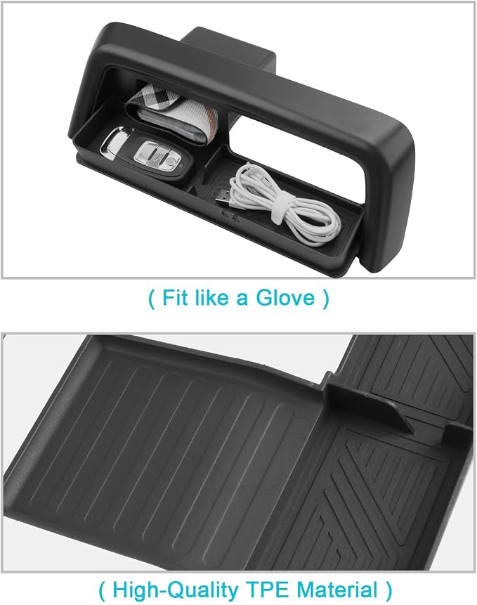 CDEFG 2Pcs for 2026 Honda Passport Center Console Organizer for 2026 Honda Passport Accessories Middle Console Drawer Storage Box Armrest Insert Tray