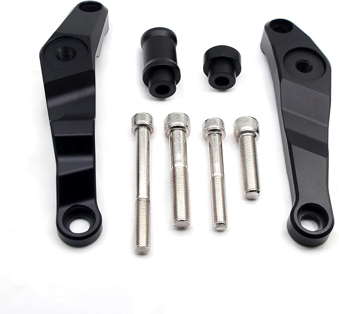 MZS Motorcycle Frame Sliders Compatible with CBR650R CBR 650R CB650R E-Clutch 2024 2025 2026, Falling Anti Crash Protector Guards Engine Fairing Protection No Cut Kits Black