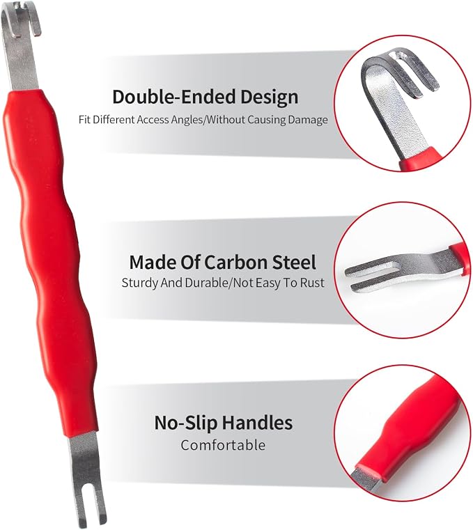 2 PCS Electrical Disconnect Pliers for Cars, 60 Degree Automotive Electrical Connector Pliers and Electrical Connector Separator Tool