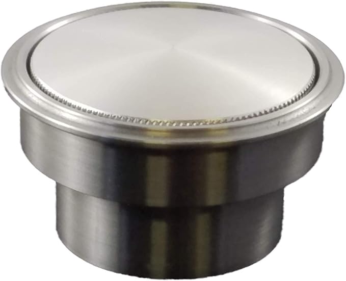 Rullo Stealth Paintable Raw Aluminum Pop Up Gas Cap w/Steel Weld in Bung
