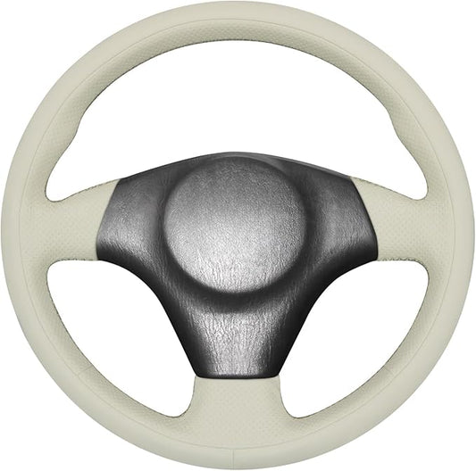 MEWANT Hand Stitch Steering Wheel Cover for Toyota RAV4 1998-2003 / Celica 1999-2006 / Corolla 2003-2008 / Matrix 2002-2008 / MR2 1999-2007 / Supra/Caldina, Custom Fit DIY Wrap Interior Accessories