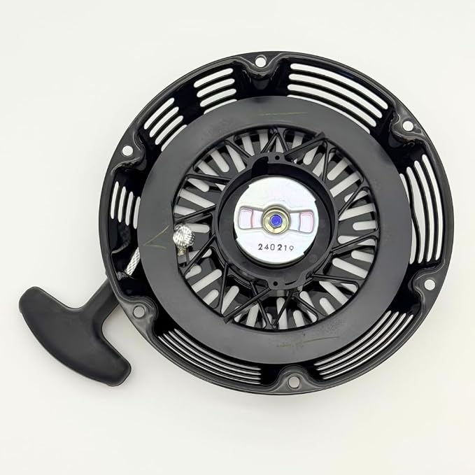 KINDZA Genuine Recoil Starter Assy 28400-Z5T-305ZB with Genuine Emblem 87521-Z5T-000 for Honda GX390 GX360 GX340 Engines Black Color