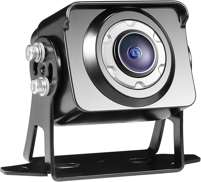 Backup Camera AI HD 720P Automatically Identifying Pedestrians with Warning Night Vision IP69K Waterproof Vehicle Camera for Backup Camera System ect.Medium and Large Vehicles