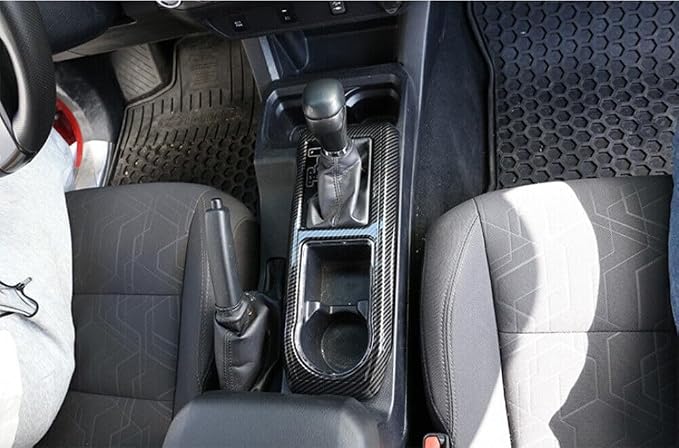 Car ABS Control Gears Shift Panel Protective Trim Frame Compatible with Fit forToyot-a Tacoma 2015 2016 2017 2018 2019 2020 2021 2022 2023 Gears Shift Cup Holder Trim Frame Accessories