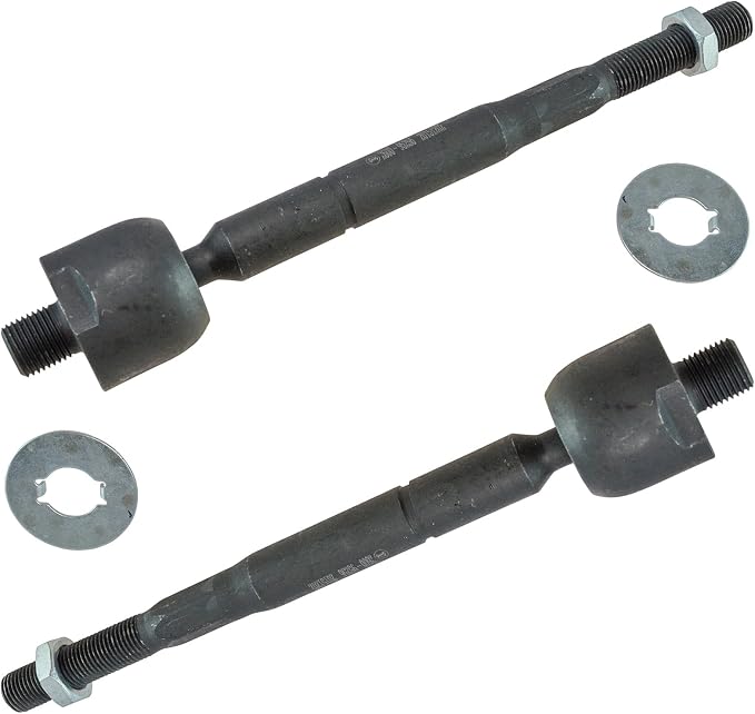 TRQ Inner Driver and Passenger Side Tie Rod Set 2 Piece Compatible with 2005-2010 Honda Odyssey