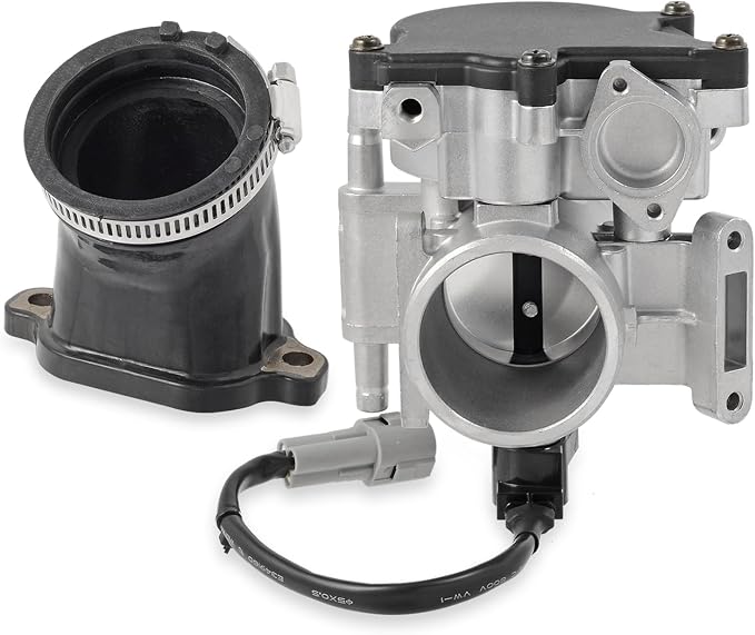 Throttle Body & Adapter For Polaris Ranger XP 700 6x6 4x4 EFI 2006 2007 2008 2009 Ranger Crew 700 2008-2009 1203160