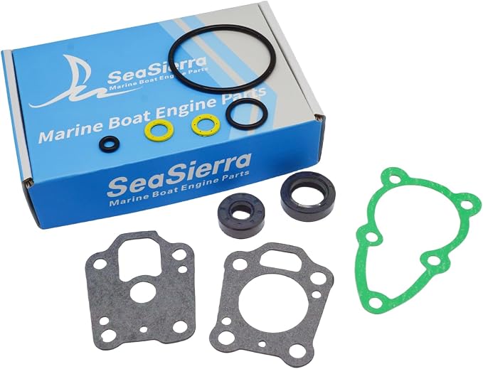 Boat Marine 369-87321-0 Lower Unit Gasket Kit for Tohatsu Nissan 4 5 6 HP Outboard Motor Replacement 369873210 369873210M