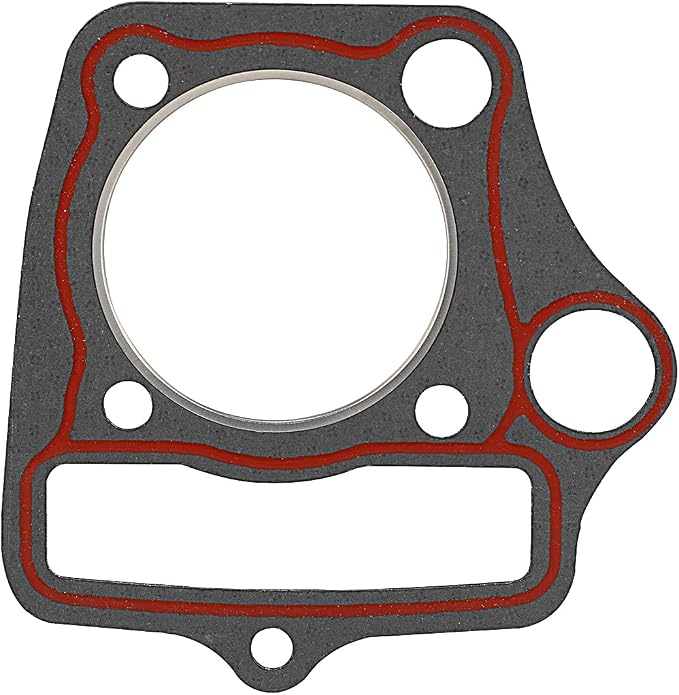 52.4mm Cylinder Head Valves Assembly with Cylinder Piston Rebuild Kit for 4 Stroke Chinese TaoTao Coolster 110cc Engine ATV Go Kart 4 Wheeler Quad Pit Dirt Bike