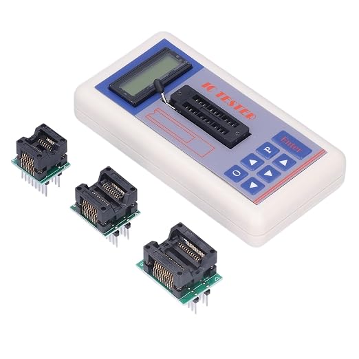 TSH-06F Integrated Circuit Tester Transistor Meter Transistor Tester for Engineers Microelectronics Maintenance (with Terminal)