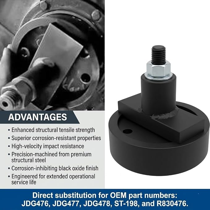 Rear Main Seal Installer Tool Kit, Compatible with John Deere 404 466 6.076 7.6L 8.1L Engines, Manual Crankshaft Seal Alignment Set Replaces JDG476 JDG477 JDG478 ST-198 R830476