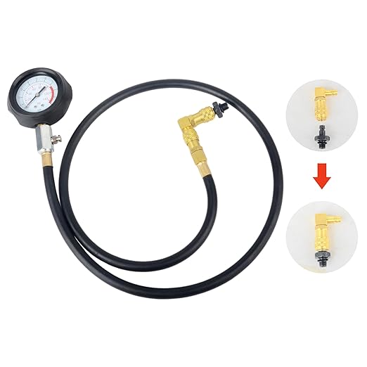 DAYUAN Engine Cylinder Oil Pressure Diagnostic Tester Tool Set Bundle with 5pcs Professional Front End Service Tool Kit