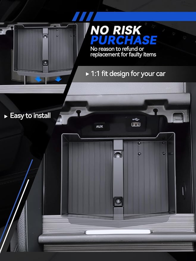 for Odyssey Center Console Organizer 2018-2024 2025 2026 Odyssey Accessories Armrest Tray Middle Storage Box Insert Container Durable ABS Plastic (NOT for LX)