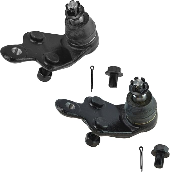 TRQ Front Lower Driver and Passenger Side Ball Joint Set Compatible with 2007-2018 Lexus ES350 2013-2018 ES300h 2005-2018 Toyota Avalon 2007-2017 Camry