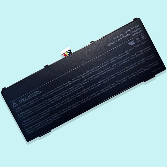 18000mAh Replacement Battery for Autel MaxiCOM MK908 MK908P IM608 PRO, 3.8V Li-ion Scanner Battery 3581A7PH-1S4P for Autel Diagnostic Tool