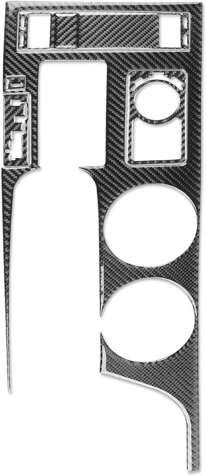 Soft Carbon Fiber Car Interior Shifter Kit 6/Piece Decorative Sticker for Lexus RC300 350 200T 15-24 Carbon Fiber Interior Accessories