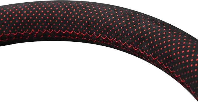 MEWANT Hand Stitch Steering Wheel Cover for Toyota RAV4 1998-2003 / Celica 1999-2006 / Corolla 2003-2008 / Matrix 2002-2008 / MR2 1999-2007 / Supra/Caldina, Custom Fit DIY Wrap Interior Accessories