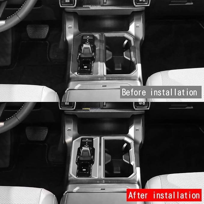 Center Console Protection Frame Compatible with Toyota RAV4 XLE Premium/LE/SE/XSE/Limited 2026+, Console Gear Shift Panel Trim for RAV4 2026 2027 Accessories, ABS Gear Shifting Cover (Carbon Fiber)