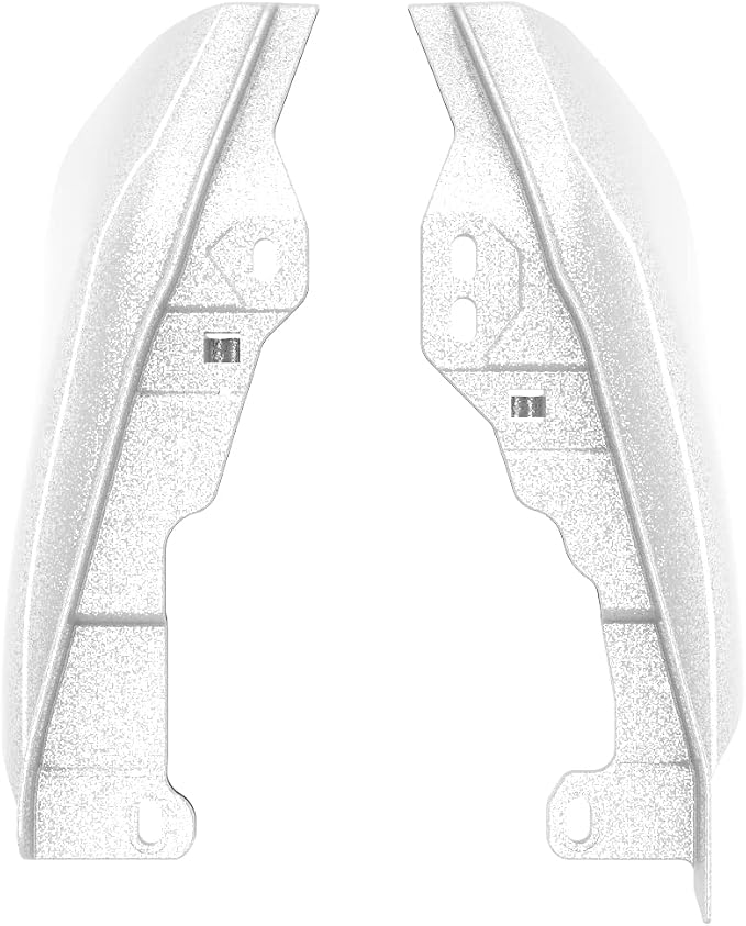 Advanblack 2024 RG Mid Frame Air Deflectors Compatible for Harley Touring Street Glide, Road King, Electra Glide, 2009-2025(White Hot Pearl)