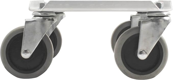 Extreme Max 5800.0225 V-Slides Snowmobile Dolly System - Aluminum, Silver