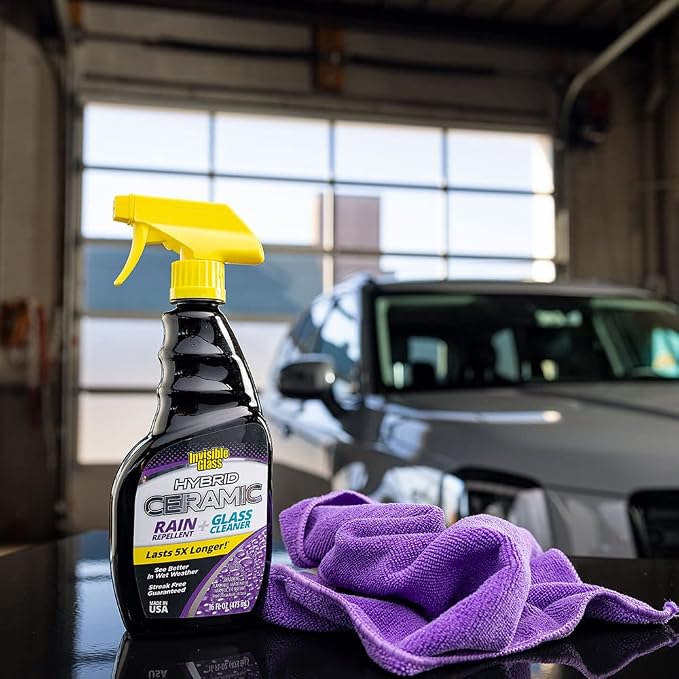 Stoner Car Care 99615 Hybrid Ceramic Kit – Complete Exterior Protection for Paint, Trim, and Glass with Ceramic Detailer, Trim Shine, and Rain Repellent – Long Lasting SiO₂ Shine – 3 Piece Set