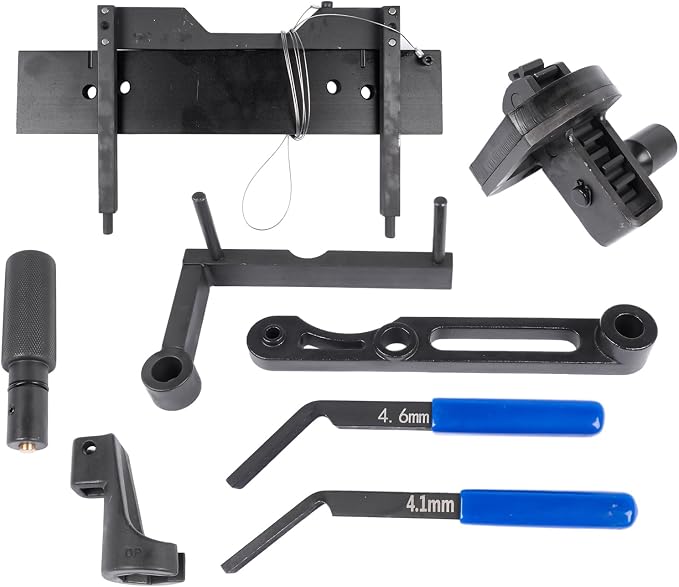 Camshaft Timing Tool TDC Locating Pin Engine Tool Set of 9 Replacement for Detroit Diesel DD15 Engine W470589104000 J-47487 J-48630