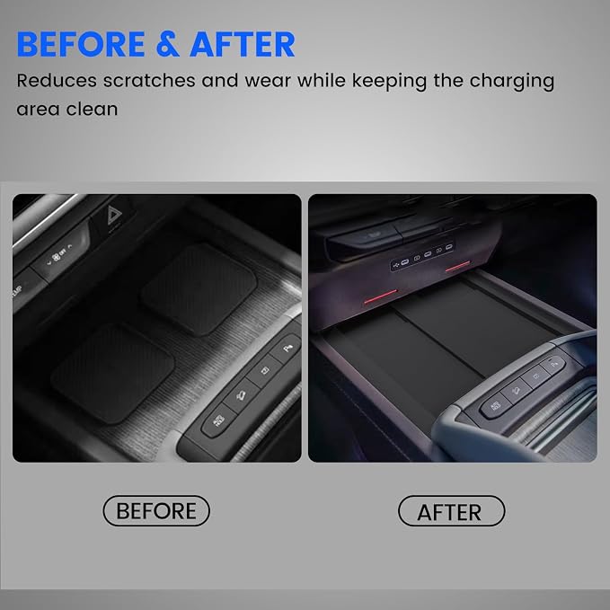 Center Console Organizer for 2027 Kia Telluride (Double Layer) + Central Storage Mat for 2027 Telluride (X-Line SX/X-PRO SX/SX Presitige/X-Line SX Presitige/X-PRO SX Presitige) Accessories